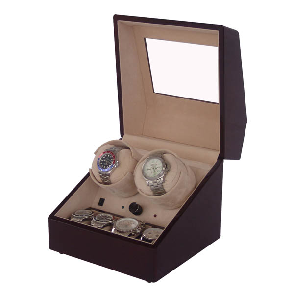 Owatchwinder 1 Watch winder with 3 watch storage cases TWB102