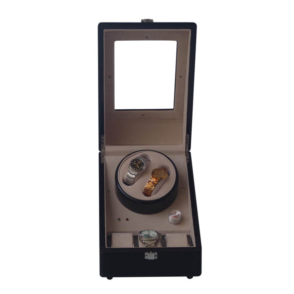 Owatchwinder Double Automatic watch winder with 3 watch box TWB202