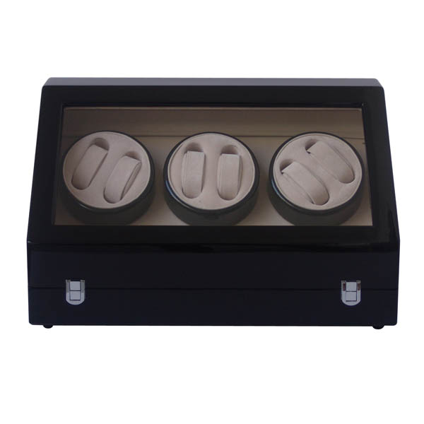 Owatchwinder Six Watch winders with 8 watch storage TWB206