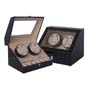 Owatchwinder Quad watch winder with 6 watches case